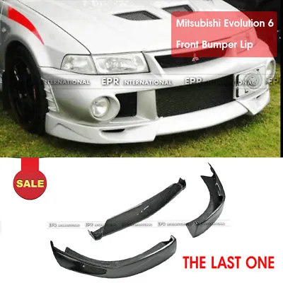 Extreme Carbon Fiber Front Bumper Lip Glossy Bodykits For Mitsubishi Evolution 6 • $871.92