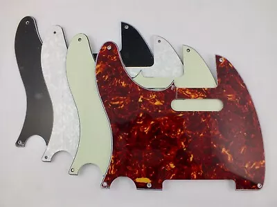 £10.95 • Buy LEFT HANDED 5 Hole SCRATCH PLATE Pickguard For 1950s Telecaster Tele 4 Colours