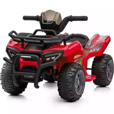 Hikiddo Kids ATV 4 Wheeler 6V Ride-On Toy For Toddlers 1-3 Boys & Girls Red • $118.99