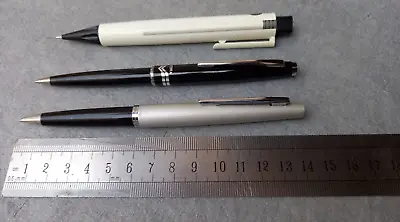 Mitsubishi And Zebra Pen  Pencil 0.5 Mm. TWO BP Long Cap.  3 Pcs. • £86.80