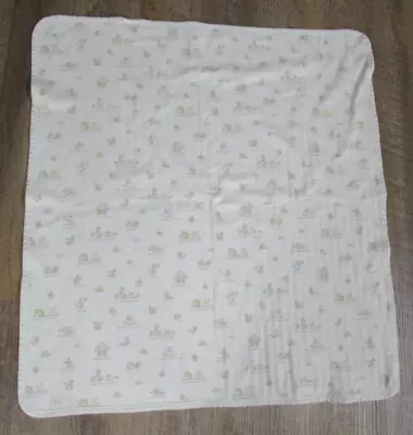 Vintage Carters Baby Blanket Mary Had Little Lamb Little Piggies Nursery Rhyme • $22.99