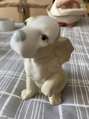 £5.99 • Buy Valencia Porcelain Figurine Of A Puppy Dog Holding Up His Paw