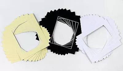 £5.50 • Buy Pack Of 10 Photo Picture Mount  Frame Mounts Various Size Colours A4
