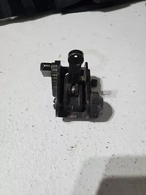 MATECH SIGHT OGU83 Flip Up Rear Military Picatinny Sight • $80