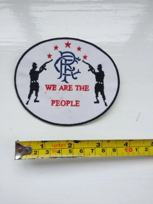 £4.95 • Buy Glasgow Rangers Sew On Patch Badge For Scarf WATP, Chelsea, Linfield, Rangers,