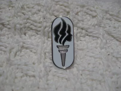 Symbol Arts LDS Mormon Young Women's Torch Personal Progress White & Black Pin • $9.99