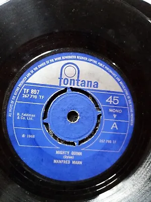 £2.70 • Buy Manfred Mann – Mighty Quinn – 7  Vinyl – 1968 Jukebox 