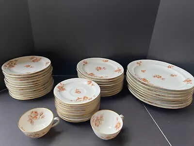 Vintage C Limoges France China Dinnerware Floral Chastagner & Co • $65.99