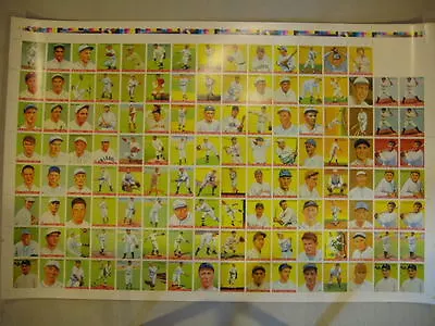 1933 Goudey Uncut Sheet Poster Babe Ruth Lou Gehrig Nap Lajoie Ny Yankees • $58.99