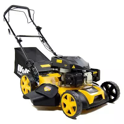 20  Lawn Mower Self Propelled Recoil Start 430mm Wolf Garden 173cc 5HP 60L Bag • £279.95