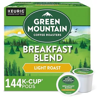 Green Mountain Coffee Breakfast Blend Keurig K-Cup Pod Light Roast 144 Count • $69.99