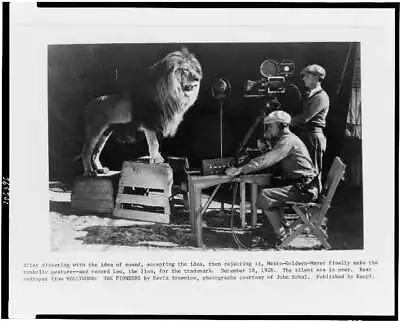 Two Men Recording LeolionMetro-Goldwyn-Mayer Trademarkmotion Pictures1928 • $9.99