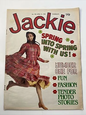 JACKIE MAGAZINE 901 - 11th APRIL1981 - INCLUDES POSTER : DAVID ESSEX - COMPLETE • £12.99