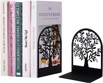 Bookends Book Ends Metal Bookend Tree Of Life Bookend Bookends For Shelves • $15.79