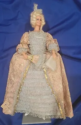 Vtg Marin Chiclana 16” Versailles Doll On Stand Spain GORGEOUS!!  • $89.99