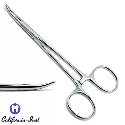 Hemostat Locking Forceps Mosquito 5.5  Surgical Dental Curved CE • $5.99