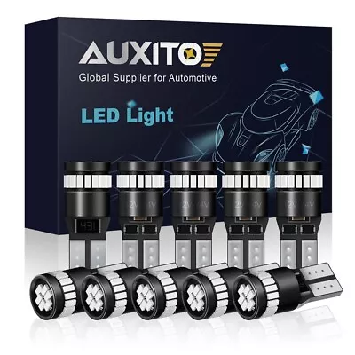 10pcs AUXITO T10 Super Bright LED Universal T10 194 168 Dome Map Bulbs Red EAH • $18.99