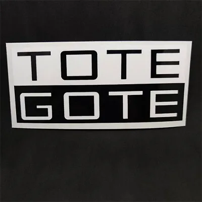 TOTE GOTE Mini Bike Fork Plate DECAL | Vinyl Minibike STICKER Goat • $4.69