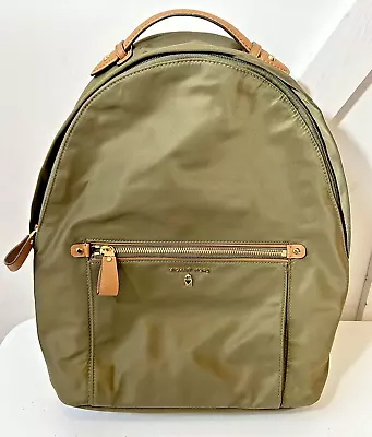 Michael Kors Kelsey Nylon Backpack Green - CUTE! • $79.99