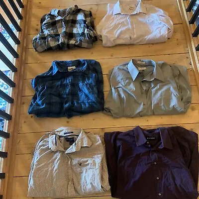 Lot Of 6 Dress Shirts Men Size Varies • $45