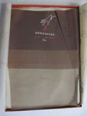 1pr Vintage Berkshire Dark Seamed Sheer Ff Nylon Stockings Sz 10 1/2 Long Taupe • $44.99
