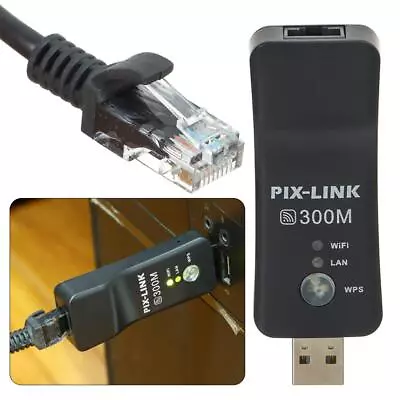 Adapter Wireless LAN Adapter WiFi Dongle Ethernet Cable For Samsung Smart TV 3Q • $24.59