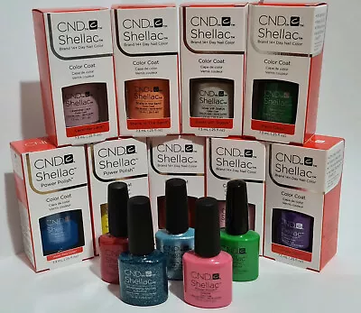 £8.99 • Buy New Genuine Boxed CND Shellac UV Nail Polish Gel 7.3ml 