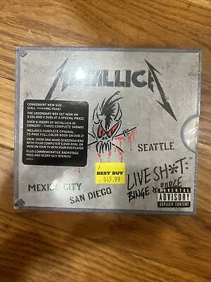 Live Shit: Binge & Purge [Box] By Metallica 3CD+2DVD RARE Brand New Sealed • $349.99