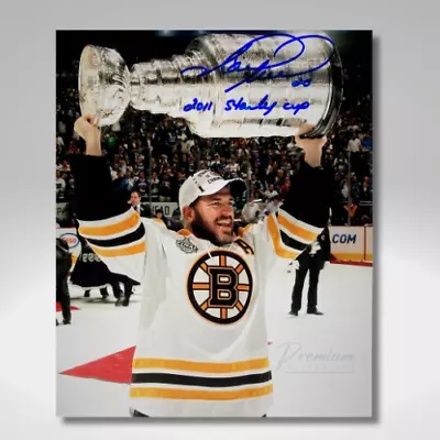 MARK RECCHI (3) Boston Bruins Autographed 8x10 Photo W/2011 Stanley Cup Insc • $49.99