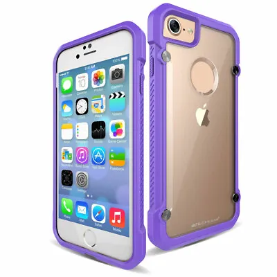 For IPhone SE 2020 4.7  [Fusion Armour] Premium Slim Tough Hard Back Case Cover • £2.29