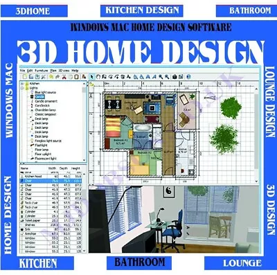 3D Home Design Suite Design Floor Plans Layouts Room Planner   • £16.49