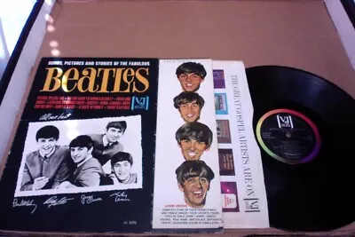 EX Authentic 1964 Songs Pictures And Stories INTRODUCING THE BEATLES VJ MONO LP • $129.99