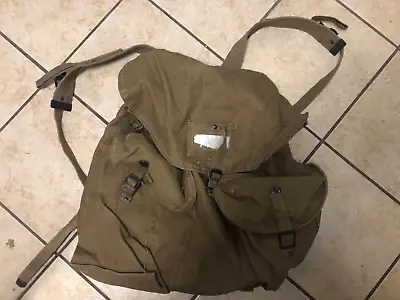 Vintage Italian Army Italy Military Mod 51/53 Backpack Rucksack LOCATED IN USA • $39.99