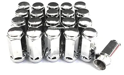 20 Tall Bulge Acorn Lug Nuts 1.75  Inch | 1/2 -20 | Closed End | 5x4.5 | 5x114.3 • $19.88