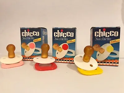 Vintage Chicco Baby Schnuller Succhietto Artsana Pacifier Size 2 Soother 1unit • $17