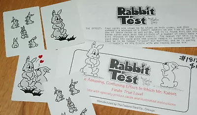 Rabbit Test (Martin Lewis 1994) --  Packet Printing/multiplying Rabbits    TMGS • $28.99