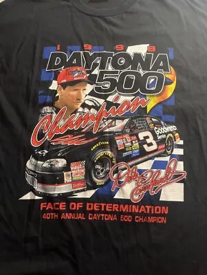 Vintage NASCAR 1998 Dale Earnhardt Daytona 500 Champion T-Shirt For Fans • $15.19