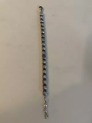 HAPPY PIASSO Navajo Sterling Silver Moonstone Link Bracelet • $165