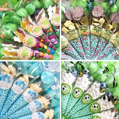 Boys Sweet Cones / Pre-filled Sweet Cone Party Bags / Football / Super Hero • £2.20