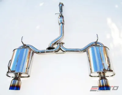 INVIDIA Q300 Dual 1 Layer Titanium Burnt Tip Catback Exhaust For S2000 00-09 • $874.30