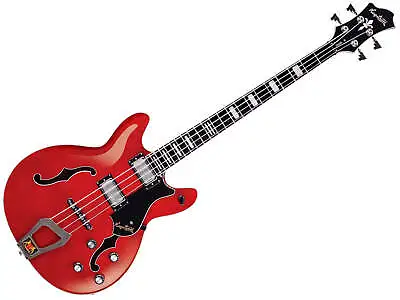 Hagstrom FW-Viking Bass Cherry Red Short Scale • $700