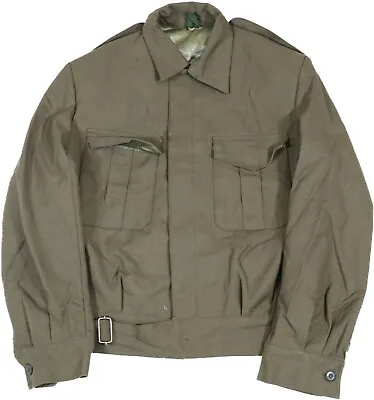 Large - Authentic Greek Army IKE Field Jacket Uniform OD Green Military Shirt • $36.75