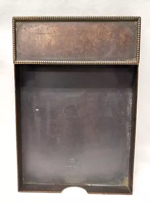 Silver Crest Bronze Antique Vintage Note Pad Paper Holder 13-55 • $39