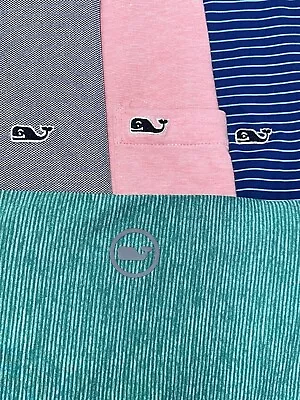 Lot Of 4 Vineyard Vines Men's Polo Shirts Pique Short And Long Sleeve Size Large • $29.99