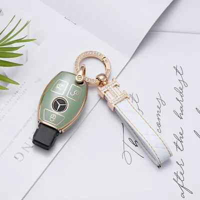 For Mercedes-Benz TPU Smart Car Key Case Cover Keychain Fob Holder Accessories A • $9.99