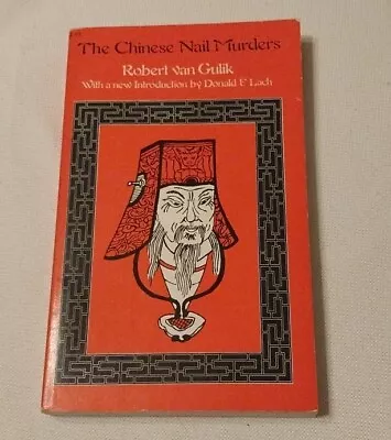 The Chinese Nail Murders Book The University Of Chicago Press Robert Van Gulik • $2.54