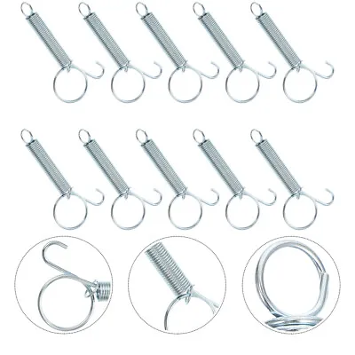 10 Pcs Metal Clothes Rack Hooks Pet Cage Accessories Rabbit Cages Door Hook • £7.54