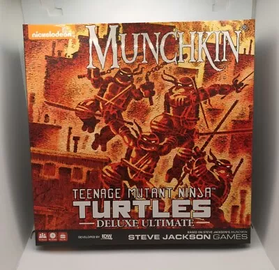 Munchkin Teenage Mutant Ninja Turtles TMNT Deluxe Ultimate  Board Game **READ** • $74.99