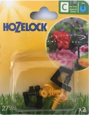 Hozelock 2798 Mini Water Sprinkler 360 Degrees Micro Irrigation - Pack Of 2 • £4.49