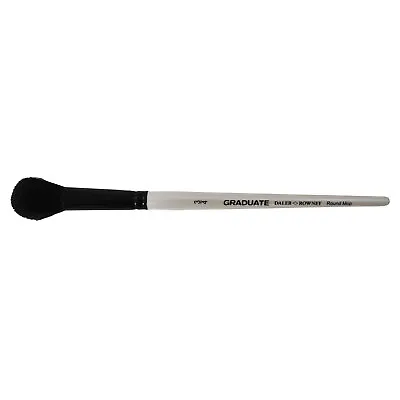 Daler Rowney Graduate Black Goat Round Mop Short Handled Brush Size 3/4  • £4.44